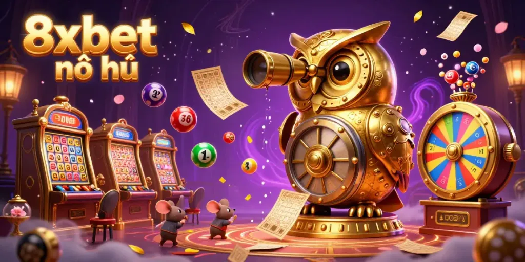 Spin the reels for a chance at jackpot thrills with 8xbet nổ hũ's vibrant gaming atmosphere.
