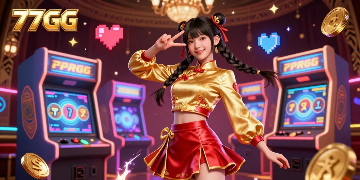 Engage with thrilling games at 77GG, highlighted by 3D colorful arcade elements and exciting prizes.