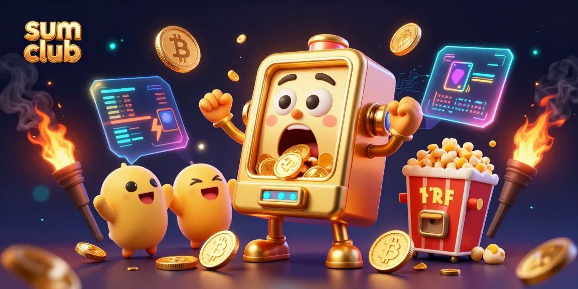 Engage with sum club's exciting gaming experience as slot machines celebrate jackpot wins, showcasing vibrant, festive energy.
