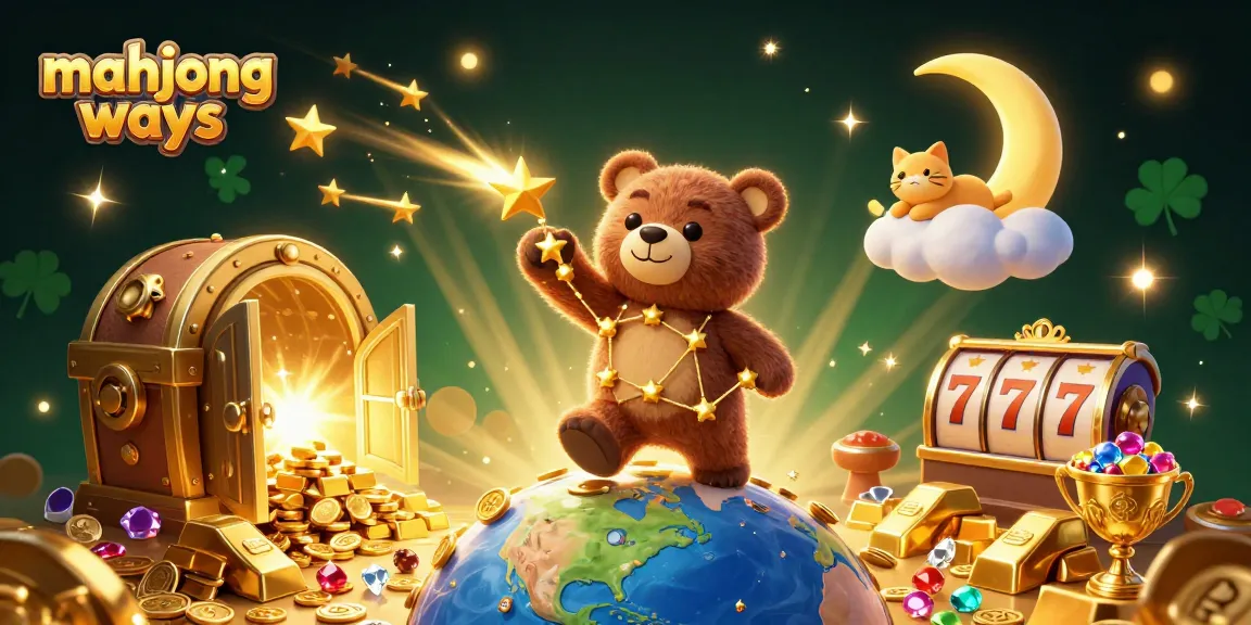 Experience excitement with mahjong ways as golden characters play amidst swirling treasures.